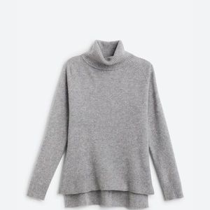 41 Hawthorn Women’s 100% cashmere cowl neck grey Sweater large RN# 150466